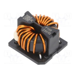 1 pcs x KEMET - SCF19XV-100-1R1A009JH - Inductor: wire with current compensation, THT, 1mH, 6.23mΩ, SCF