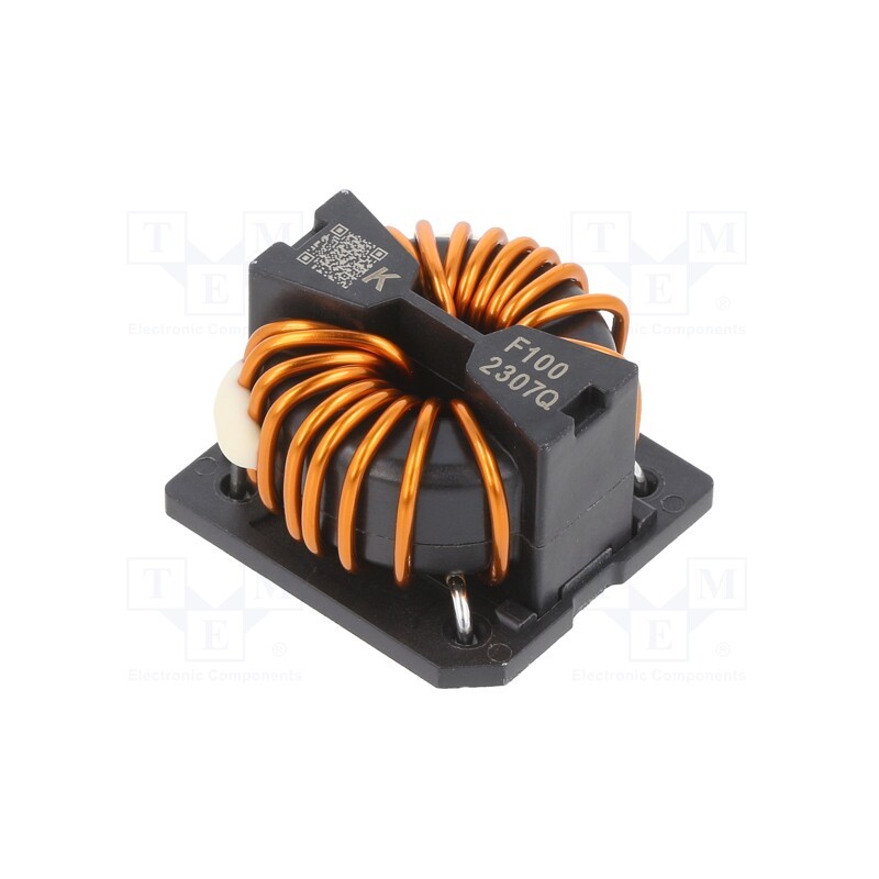 1 pcs x KEMET - SCF19XV-100-1R1A009JH - Inductor: wire with current compensation, THT, 1mH, 6.23mΩ, SCF