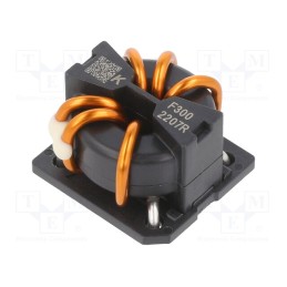 1 pcs x KEMET - SCF19XV-300-1R9A003JH - Inductor: wire with current compensation, THT, 110uH, 0.767mΩ