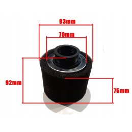 Sponge air filter 35 mm quad cross 110 125