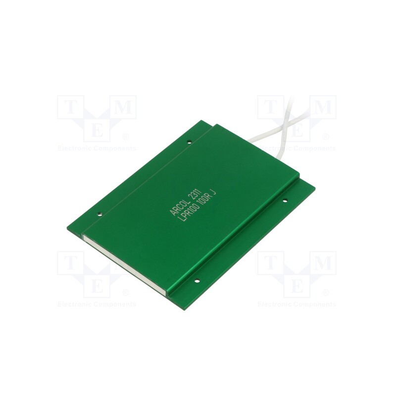 1 pcs x ARCOL - LPR100 100R J - Resistor: power, screw, 100Ω, 100W, ±5%, 100x75x5.7mm