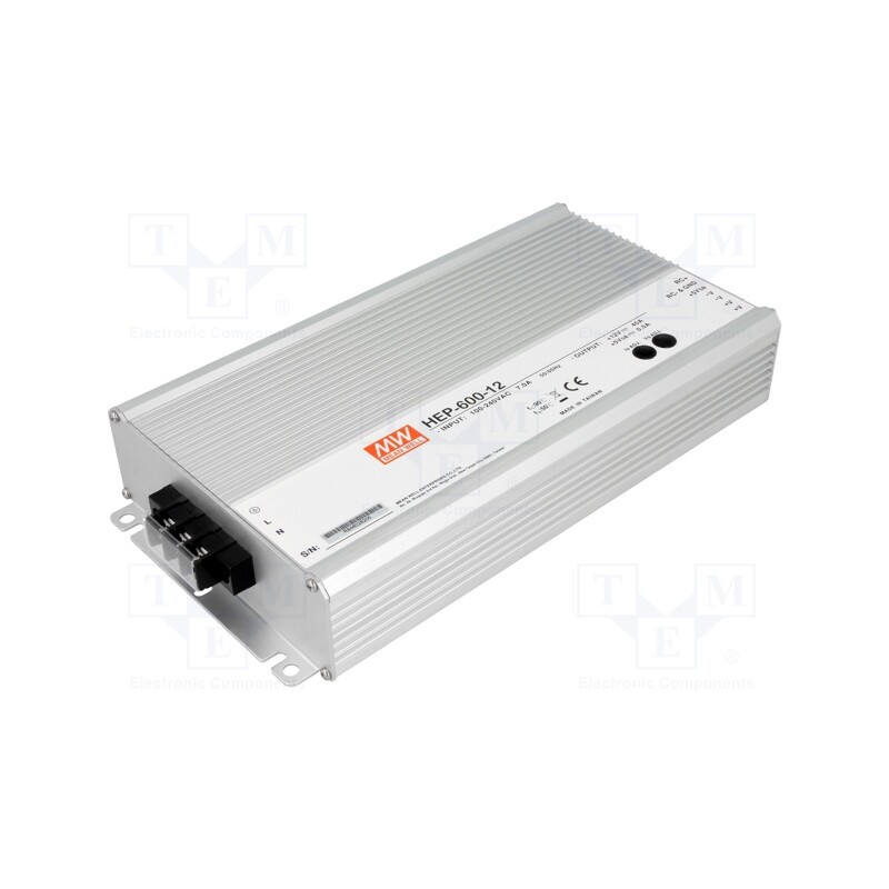 1 pcs x MEAN WELL - HEP-600-36 - Power supply: switched-mode, for building in,modular, 601.2W