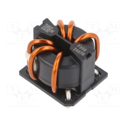 1 pcs x KEMET - SCF25XV-350-2R4A003JH - Inductor: wire with current compensation, THT, 220uH, 0.7mΩ, SCF