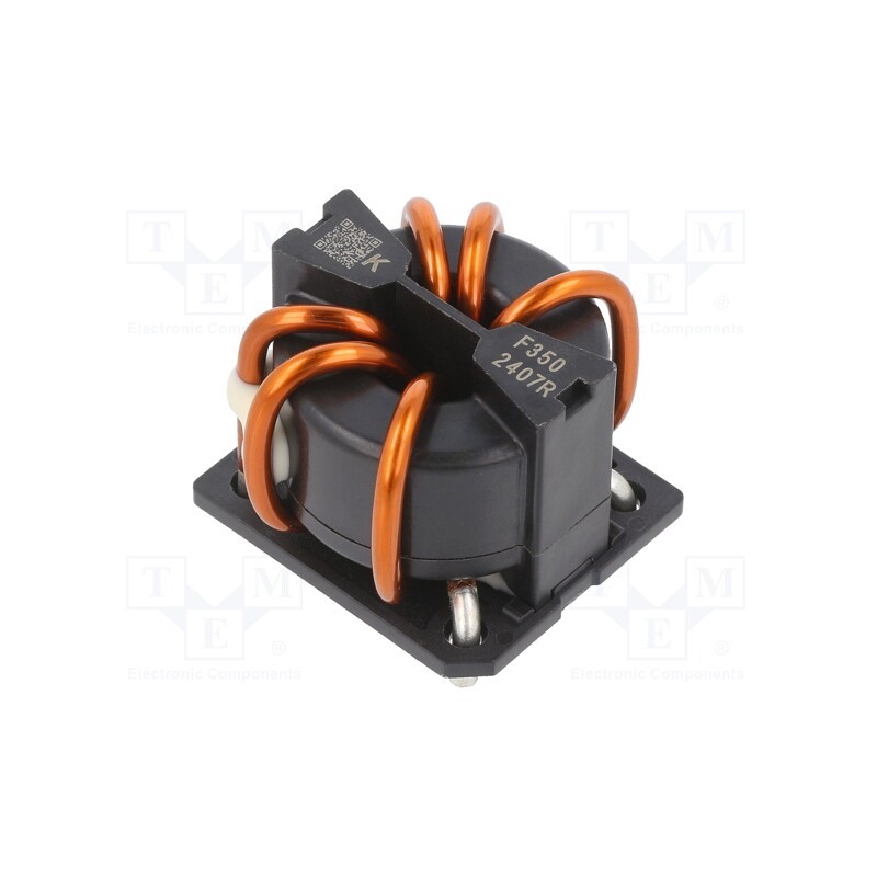 1 pcs x KEMET - SCF25XV-350-2R4A003JH - Inductor: wire with current compensation, THT, 220uH, 0.7mΩ, SCF