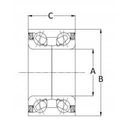 Wheel bearing atv pfi pw 30550032 cs 30x55x32 mm