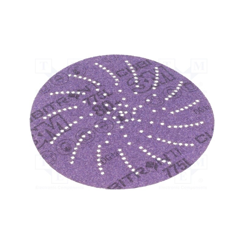 5 pcs x 3M - 775L P80 125MM CUBITRON II - Wheel, 125mm, Granularity: 80, with holes, CUBITRON II