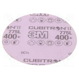 5 pcs x 3M - 775L P400 125MM B/O CUBITRON II - Wheel, 125mm, Granularity: 400, w/o holes, CUBITRON II