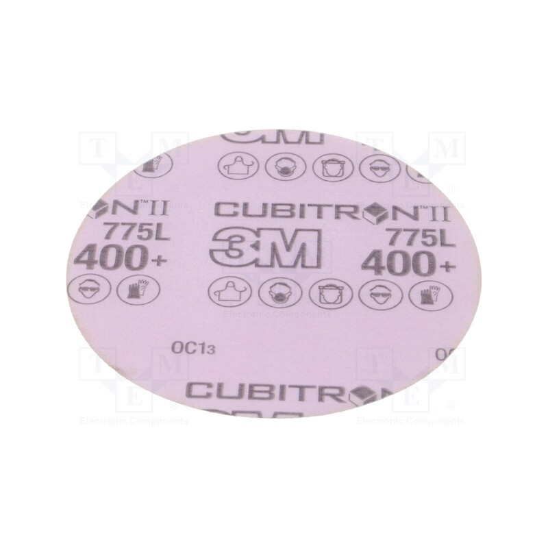 5 pcs x 3M - 775L P400 125MM B/O CUBITRON II - Wheel, 125mm, Granularity: 400, w/o holes, CUBITRON II