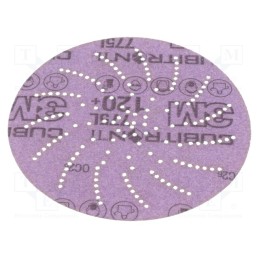 5 pcs x 3M - 775L P120 125MM CUBITRON II - Wheel, 125mm, Granularity: 120, with holes, CUBITRON II