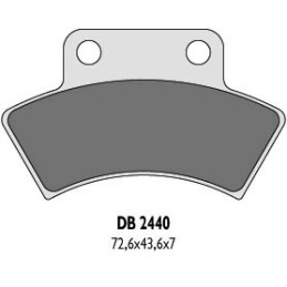 Delta braking brake pads kh232 quadzilla