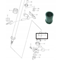 Bronco steering column bush suzuki ltr 450