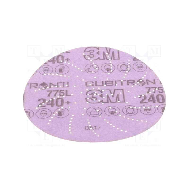 5 pcs x 3M - 775L P240 125MM CUBITRON II - Wheel, 125mm, Granularity: 240, with holes, CUBITRON II