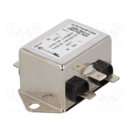 1 pcs x SCHURTER - 5500.2642.01 - Filter: anti-interference, 250VAC, Ioper.max: 6A, Ir: 0.5mA