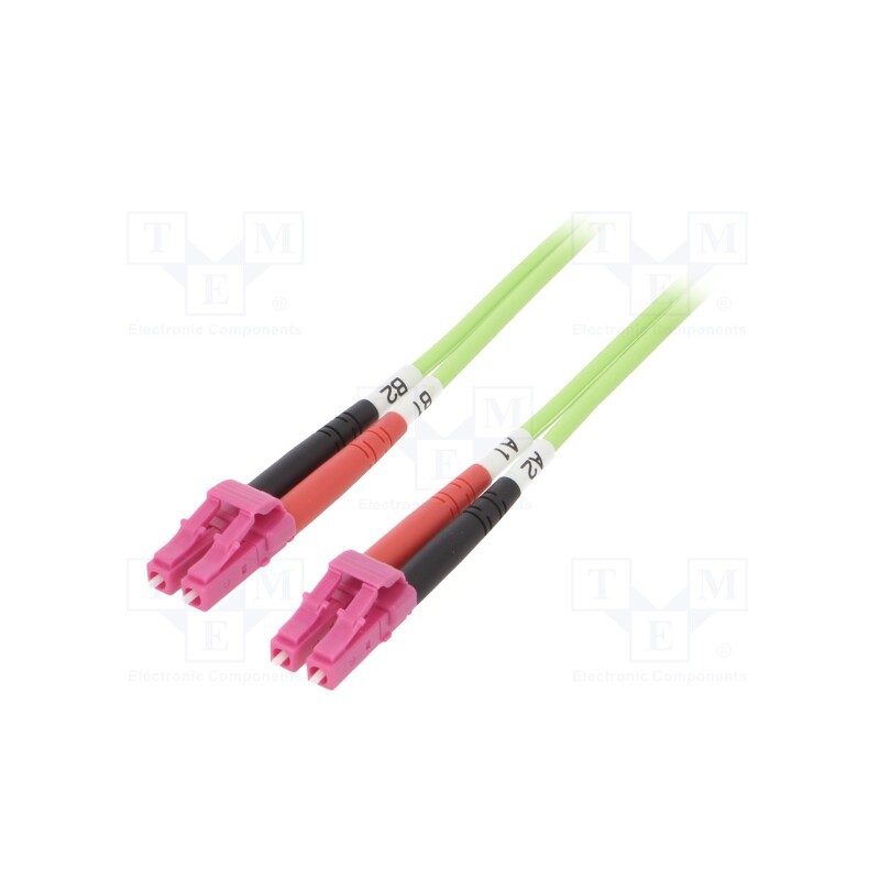 1 pcs x DIGITUS - DK-2533-05-5 - Fiber patch cord, OM5, LC/UPC,both sides, 5m, LSZH, green