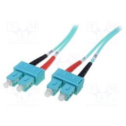 1 pcs x DIGITUS - DK-2522-05/3 - Fiber patch cord, OM3, SC/UPC,both sides, 5m, LSZH, turquoise