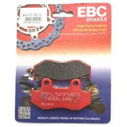 Rear brake pads yamaha yfz 450 r yfm 700 raptor