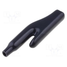 5 pcs x DELTRON - 302-0100 - Insulator, black, 303-0000