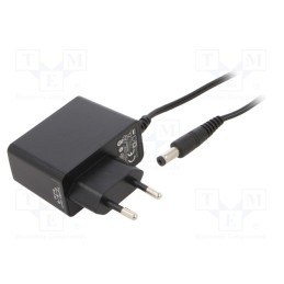 1 pcs x POS - POSC05200A-CN - Power supply: switched-mode, plug, 5VDC, 2A, 10W, Plug: EU, 78.7%