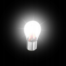 Led 4 cob filament py21w bau15s white 12v 24v