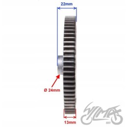 Clutch sprocket atv 110 125 large cross
