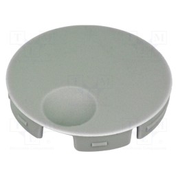 1 pcs x OKW - A3240107 - Cap, polyamide, grey, push-in, A3040,A3140