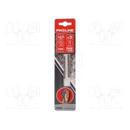 1 set x PROLINE - 79025K - Drill bit, for metal, Ø: 2.5mm, 3pcs, Features: grind blade