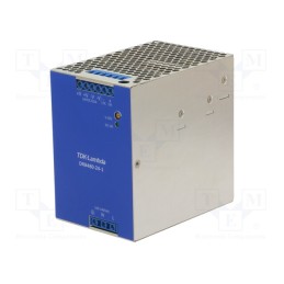 1 pcs x TDK-LAMBDA - DRB480-24-1 - Power supply: switched-mode, for DIN rail, 480W, 24VDC, 20A, DRB