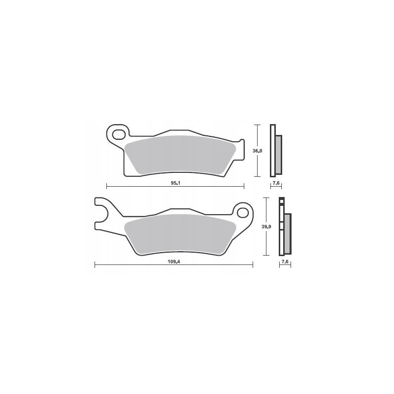 Can am outlander 1000 front right pads