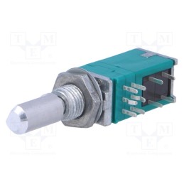 1 pcs x ALPS - RK097122200G - Potentiometer: shaft, single turn, 50kΩ, ±20%, 6mm, for PCB, L: 20mm