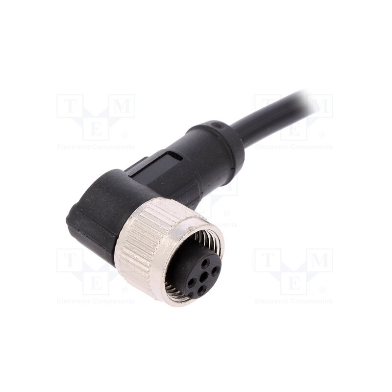 1 pcs x LAPP - AB-C4-2,0PVC-M12FA - Connection lead, M12, PIN: 4, angled, 2m, plug, 250VAC, 4A, -25÷80°C