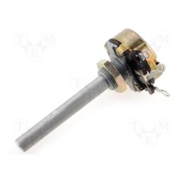 1 pcs x AB Elektronik - 3104602802 - Potentiometer: shaft, single turn, 25Ω, 4W, ±10%, 6mm, Shaft: smooth