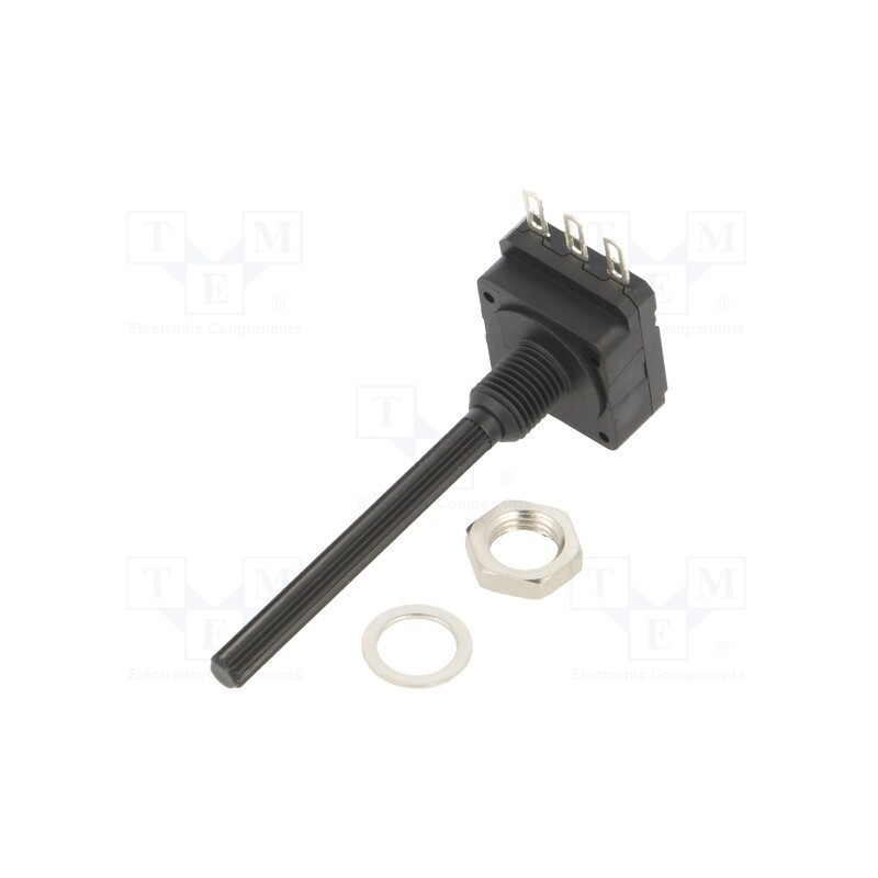 1 pcs x PIHER - PC16SH-07CP04-102A2020-TA - Potentiometer: shaft, 1kΩ, 200mW, THT, 4mm, plastic, mono, carbon