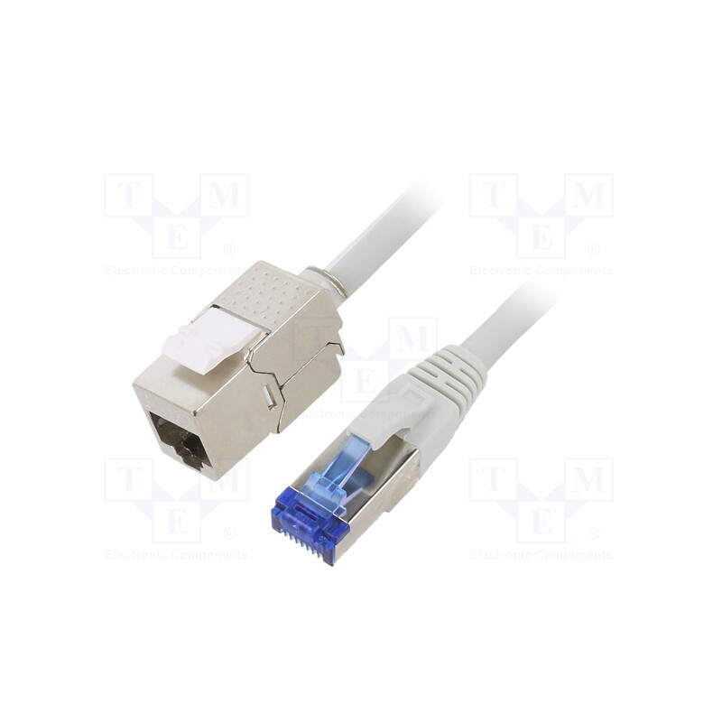 1 pcs x LOGILINK - CC5072S - Extender RJ45, S/FTP, 6a, stranded, Cu, LSZH, grey, 5m, 26AWG