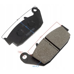 Rear brake pads Voge 300r 300ac