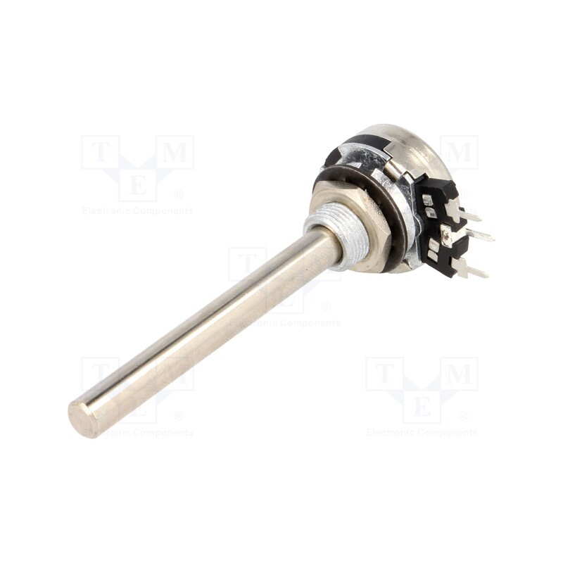 1 pcs x PIHER - T-21AHM0607473A2020 - Potentiometer: shaft, single turn, 47kΩ, 200mW, THT, 6mm, metal