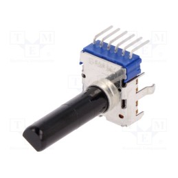 1 pcs x ALPS - RK12L1230C0T - Potentiometer: shaft, 50mW, 10kΩ, ±20%, 300°, for PCB, Shaft: 6mm