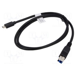 1 pcs x DIGITUS - AK-300149-010-S - Cable, Power Delivery (PD),USB 3.1, USB B plug,USB C plug, 1m