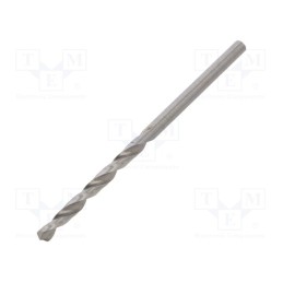 1 pcs x C.K - T3100 025 - Drill bit, for metal, Ø: 2.5mm, L: 57mm, Working part len: 30mm