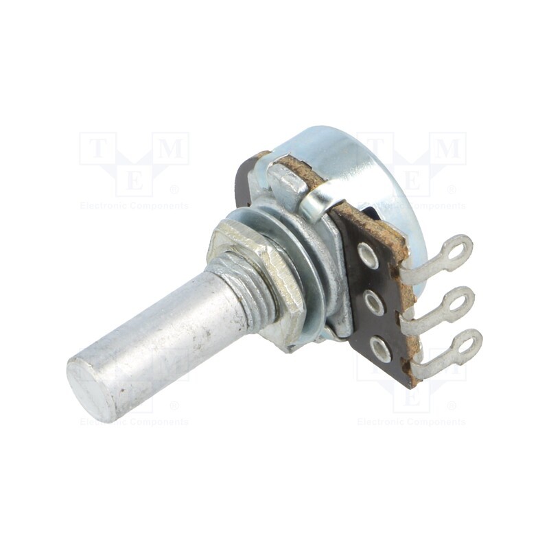 1 pcs x TELPOD - PR167 470K A 20P1 - Potentiometer: shaft, single turn, 470kΩ, 100mW, ±30%, 6mm, mono