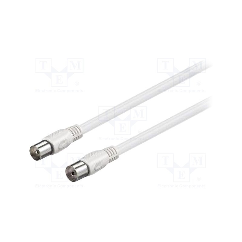 1 pcs x Goobay - 66617 - Cable, 75Ω, 10m, coaxial 9.5mm socket,coaxial 9.5mm plug, PVC