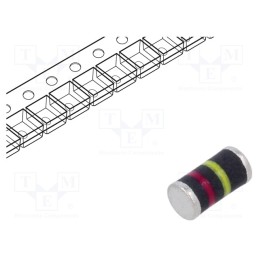 5 pcs x VISHAY - BYM11-400-E3/96 - Diode: rectifying, SMD, 400V, 1A, 150ns, DO213AB, Ufmax: 1.3V