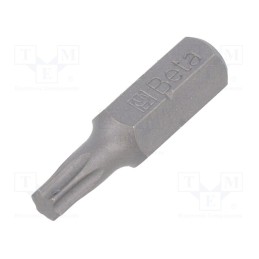 1 pcs x BETA - 861TX/20 - Screwdriver bit, Torx®, TX20, Overall len: 25mm