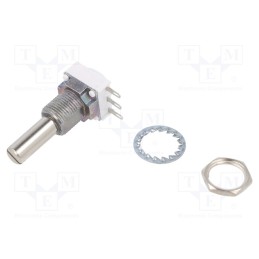 1 pcs x VISHAY - P11S1V0FLSY00104KA - Potentiometer: shaft, single turn, 100kΩ, 1W, ±10%, 6mm, linear