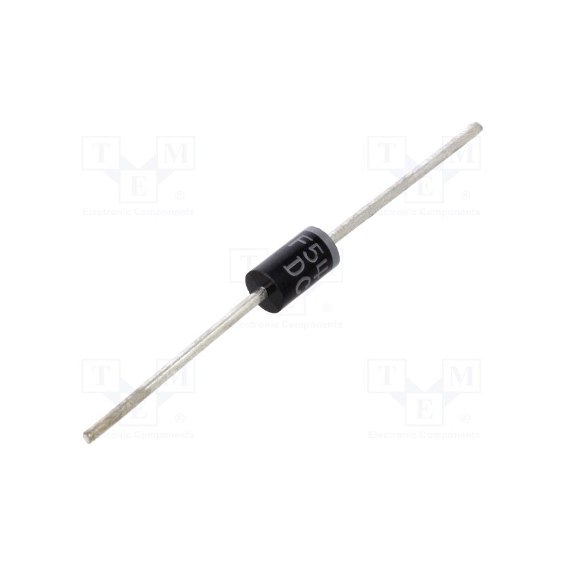 10 pcs x DC COMPONENTS - UF5402 - Diode: rectifying, THT, 200V, 3A, Ifsm: 150A, DO27, Ufmax: 1V, 50ns