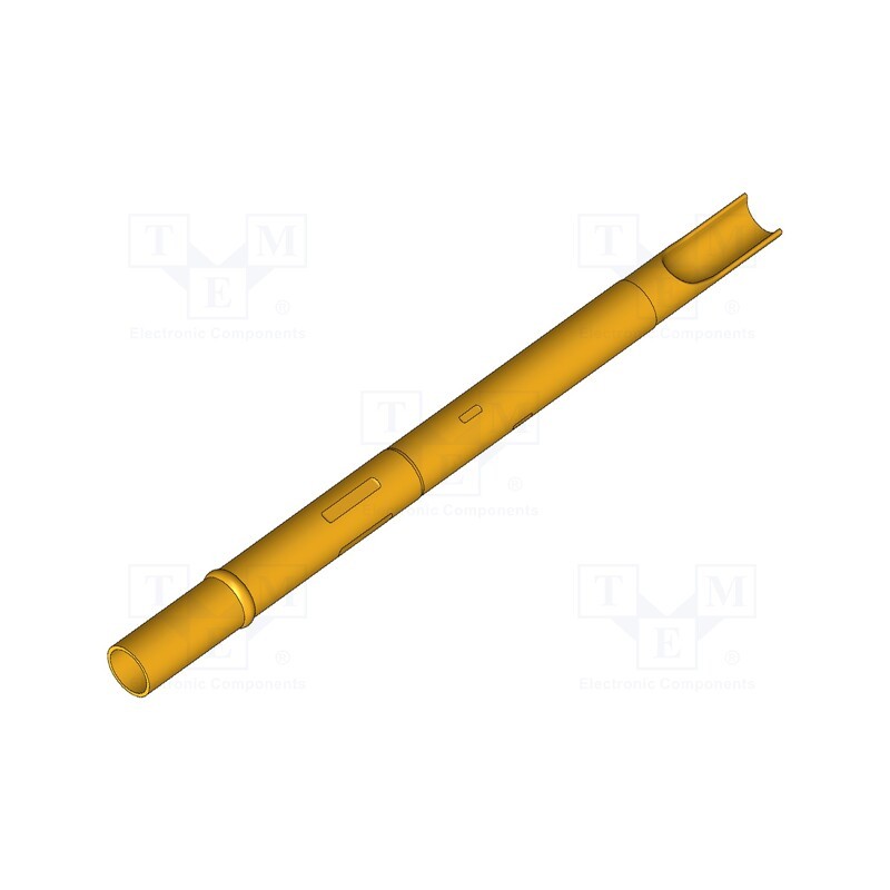 1 pcs x INGUN - KS-112 30 E5 - Test probe socket, Contact plating: gold-plated, KS-112, 30mm
