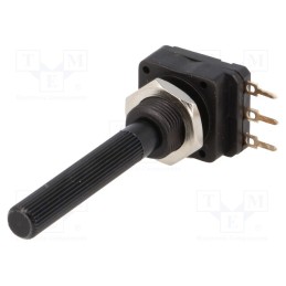 1 pcs x PIHER - PC16SH10IP06251A2020TA - Potentiometer: shaft, single turn, 250Ω, 200mW, THT, 6mm, plastic