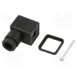 1 pcs x TELEMECANIQUE SENSORS - XZCC43FCP40B - Connector, PIN: 4, angled, plug, female