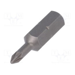 1 pcs x WIHA - 5300 - Screwdriver bit, Pozidriv®, PZ0, Overall len: 25mm, STANDARD
