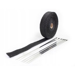 Thermal exhalation bandage tape, black, 25mm