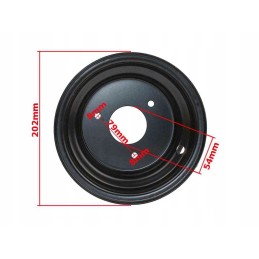 ATV rim 7 3 screws quad black bashan loncin shineray kingway linhai